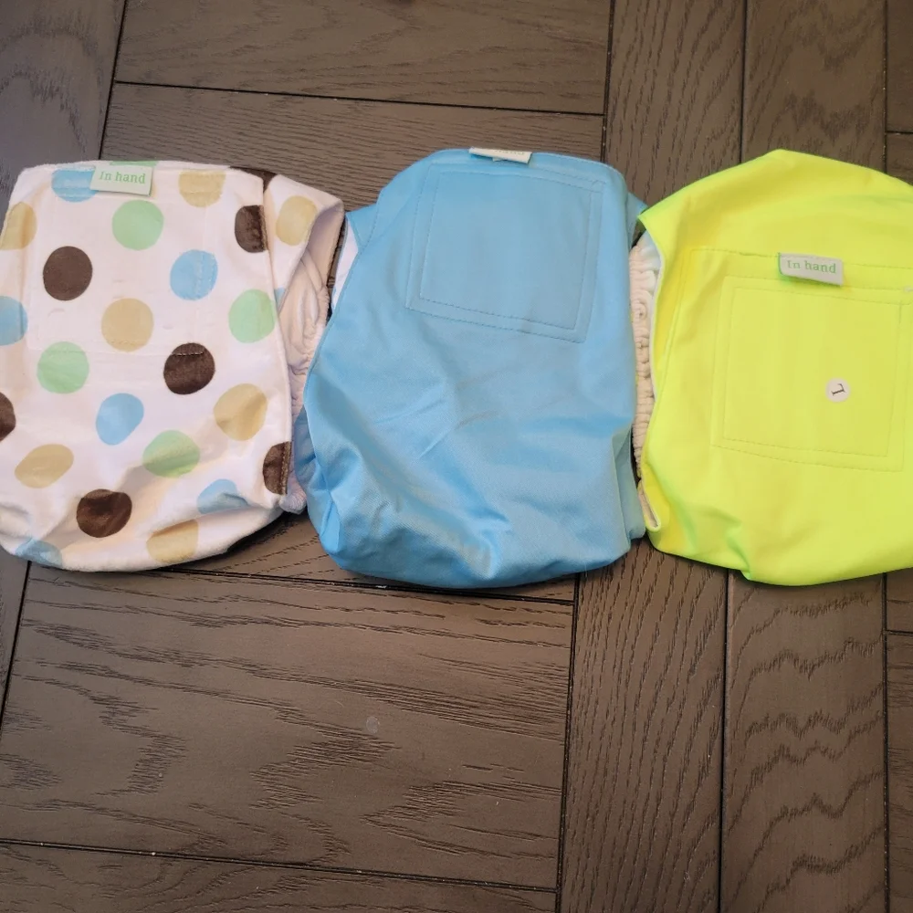 New Doggie diapers reusable washable In Hand size L large bundle of 3